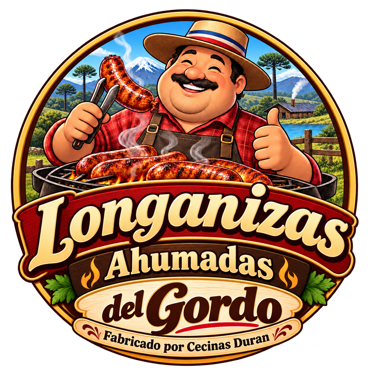 Longanizas Ahumadas del Gordo, fabricado por Cecinas Duran